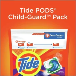 Tide Laundry Detergent Pods- Spring Meadow (4 Packs/Carton)