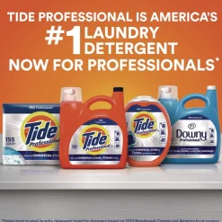 Tide Professional 80782107 170 oz Commercial HE Liquid Laundry Detergent (4/Carton)