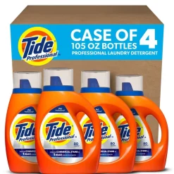 Tide Professional 105 oz Commercial HE Liquid Laundry Detergent (4/Carton)