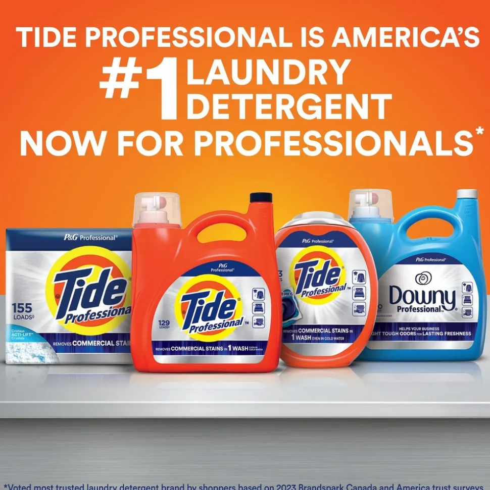 Tide Professional 105 oz Commercial HE Liquid Laundry Detergent (4/Carton)