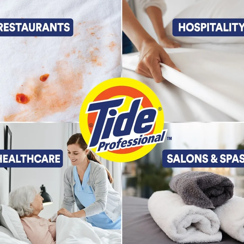 Tide Professional 105 oz Commercial HE Liquid Laundry Detergent (4/Carton)