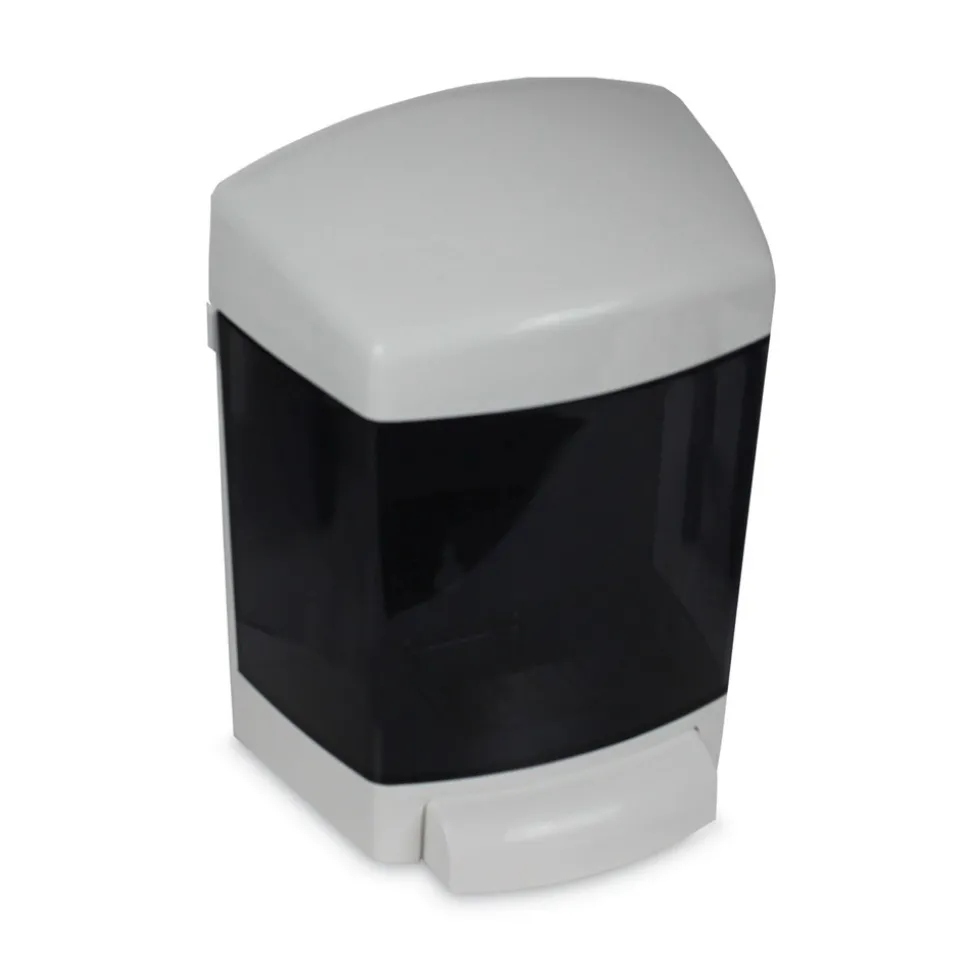 TOLCO 4 in. x 6.63 in. x 9 in. 50 oz. Clear Choice Bulk Soap Dispenser - White