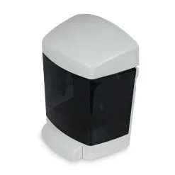 TOLCO 4 in. x 6.63 in. x 9 in. 50 oz. Clear Choice Bulk Soap Dispenser - White