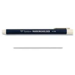 Tombow 4.4 millimeter Mechanical Wax-Based Marking Pencil Refills - White (10/Box)