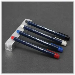 Tombow 4.4 millimeter Wax-Based Marking Pencil - Red Wax/Navy Blue Barrel (10/Box)