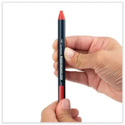 Tombow 4.4 millimeter Wax-Based Marking Pencil - Red Wax/Navy Blue Barrel (10/Box)