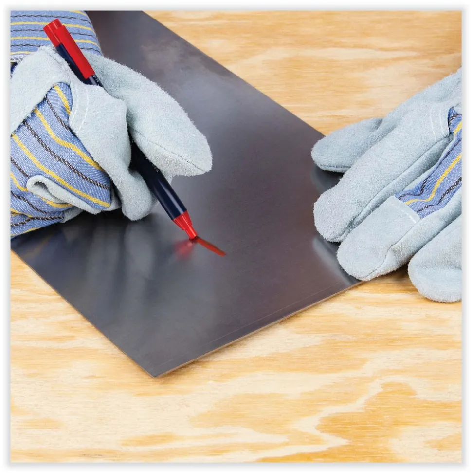 Tombow 4.4 millimeter Wax-Based Marking Pencil - Red Wax/Navy Blue Barrel (10/Box)