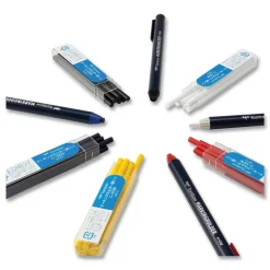 Tombow 4.4 millimeter Wax-Based Marking Pencil - White Wax/Navy Blue Barrel (10/Box)