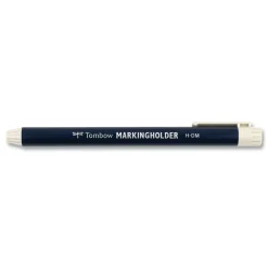 Tombow 4.4 millimeter Wax-Based Marking Pencil - White Wax/Navy Blue Barrel (10/Box)
