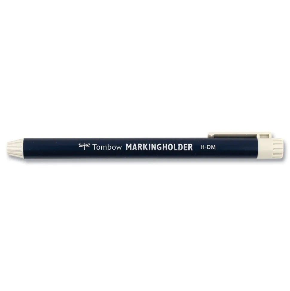 Tombow 4.4 millimeter Wax-Based Marking Pencil - White Wax/Navy Blue Barrel (10/Box)