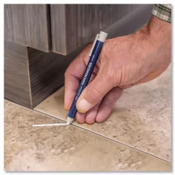 Tombow 4.4 millimeter Wax-Based Marking Pencil - White Wax/Navy Blue Barrel (10/Box)