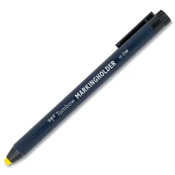 Tombow 4.4 millimeter Wax-Based Marking Pencil - Yellow Wax/Navy Blue Barrel (10/Box)