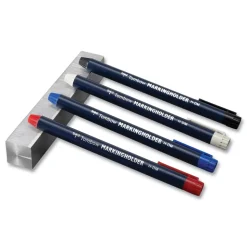 Tombow 4.4 millimeter Wax-Based Marking Pencil - Yellow Wax/Navy Blue Barrel (10/Box)