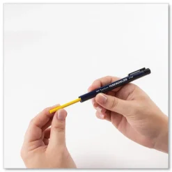 Tombow 4.4 millimeter Wax-Based Marking Pencil - Yellow Wax/Navy Blue Barrel (10/Box)