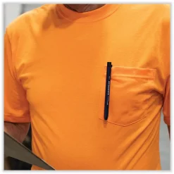 Tombow 4.4 mm Wax-Based Marking Pencil - Black Wax, Navy Blue Barrel (10/Box)