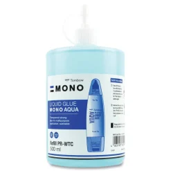 Tombow Mono 500 mL Aqua Liquid Glue Refill - Dries Clear