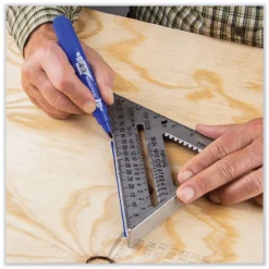 Tombow Mono Twin Fine/Broad Tips Bold Permanent Marker - Blue (10/Box)