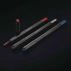 TOPS Fine 0.7 mm PENTONIC Stick Ballpoint Pen - Assorted Ink Colors/Black Barrel (25/Pack)