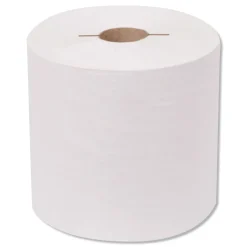 Tork 7170630 7.5 in. x 600 ft. 1-Ply Premium Notched Hand Towel Roll - White (6 Rolls/Carton)