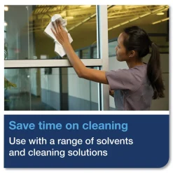 Tork 510176 8.46 in. x 16.13 in. Cleaning Cloth - White (1000/Carton)