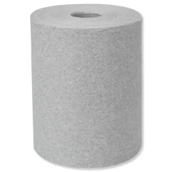 Tork 520337 12.6 in. x 10 in. 1-Ply Industrial Cleaning Cloths - Gray (500 Wipes/Roll, 1 Roll/Carton)