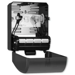 Tork 772828 12.32 in. x 9.32 in. x 15.95 in. Mechanical Hand Towel Roll Dispenser for H80 System - Black