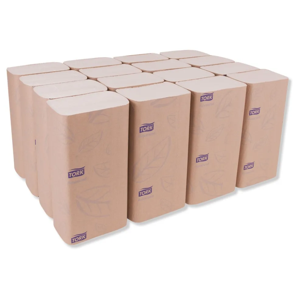 Tork 101293 9.13 x 9.5 2-Ply Multifold Paper Towels - White (189/Pack, 16 Packs/Carton)