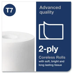 Tork 472880 Advanced 2-Ply Coreless High Capacity Bath Tissue - White (36/Carton)
