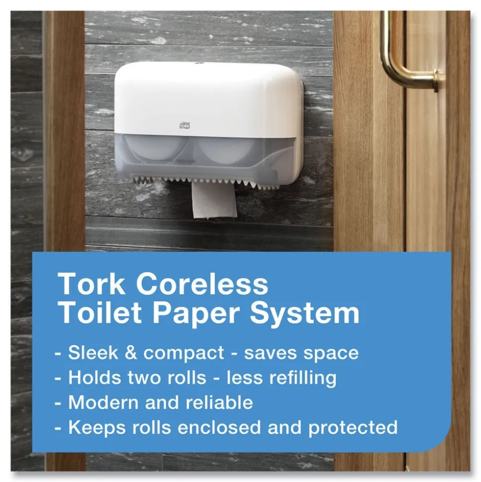 Tork 472880 Advanced 2-Ply Coreless High Capacity Bath Tissue - White (36/Carton)