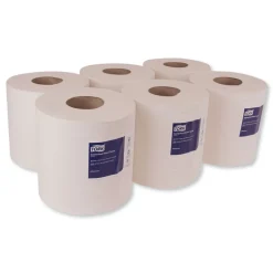 Tork 121204 Centerfeed 7.6 x 11.8 2-Ply Hand Towel - White (6/Carton)