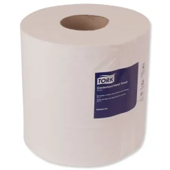 Tork 121204 Centerfeed 7.6 x 11.8 2-Ply Hand Towel - White (6/Carton)
