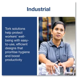 Tork 12.6 in. x 912.2 ft. 1-Ply Heavy-Duty Cleaning Cloth - White (1-Roll)