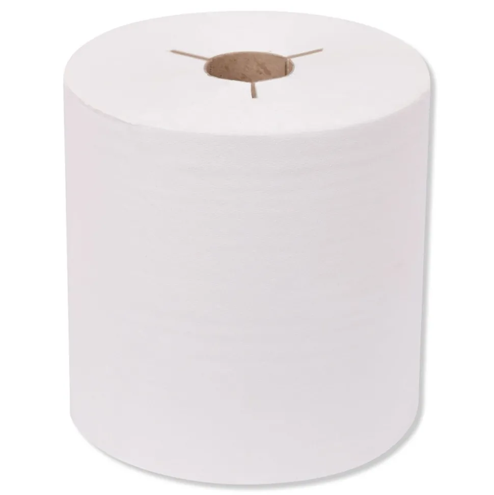 Tork 8 in. x 800 ft. Universal Notched Hand Towel Roll - White (6 Rolls/Carton)