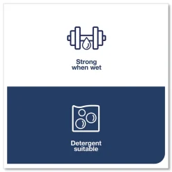 Tork 13 in. x 24 in. Foodservice Cloth - Blue (150/Carton)