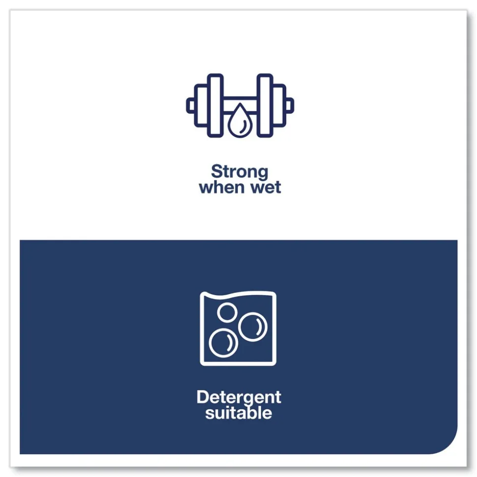 Tork 13 in. x 24 in. Foodservice Cloth - Blue (150/Carton)