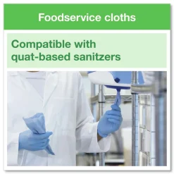 Tork 13 in. x 24 in. Foodservice Cloth - Blue (150/Carton)