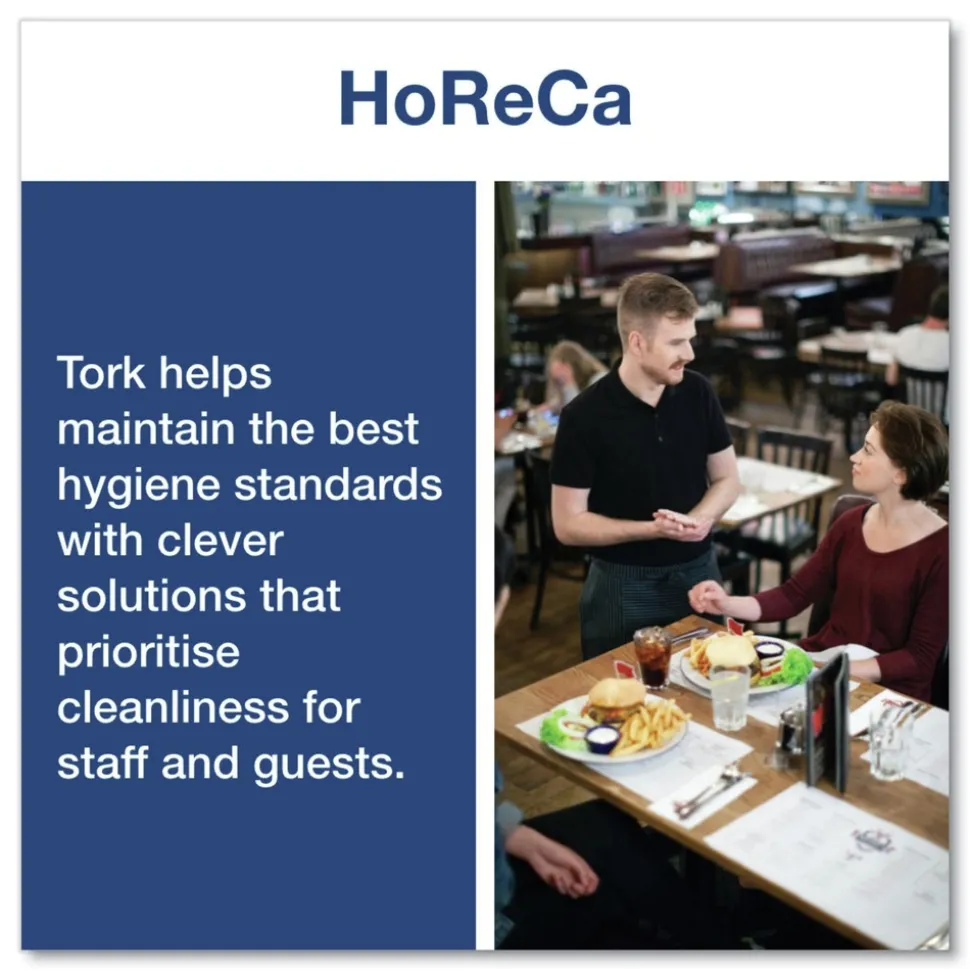 Tork 13 in. x 24 in. Foodservice Cloth - Blue (150/Carton)