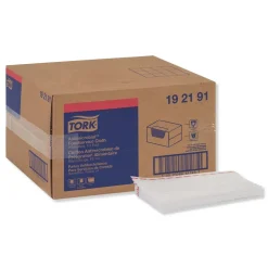 Tork 13 in. x 24 in. Foodservice Cloth - White (150/Carton)