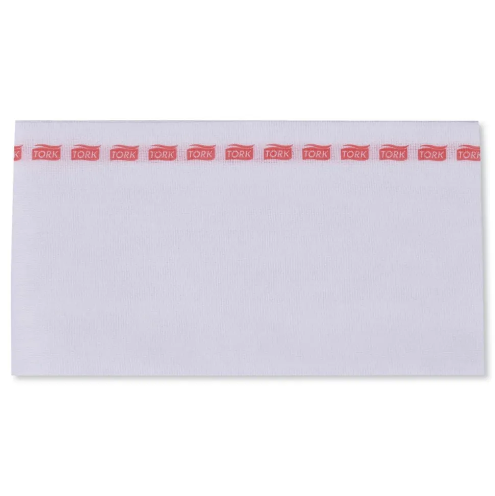 Tork 13 in. x 24 in. Foodservice Cloth - White (150/Carton)