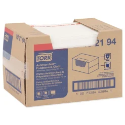 Tork 13 in. x 21 in. Foodservice Cloth - White (50/Carton)