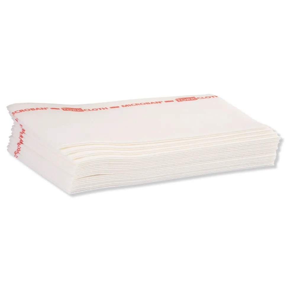 Tork 13 in. x 21 in. Foodservice Cloth - White (50/Carton)