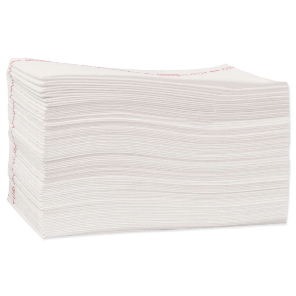 Tork 13 in. x 21 in. Foodservice Cloth - White (50/Carton)