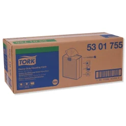 Tork 8.46 in. x 16.13 in. Heavy-Duty Cleaning Cloth - White (5/Carton)