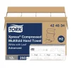 Tork 8.3 in. x 9.25 in. 1-Ply Xpress Compressed Multifold Hand Towels - White (12 Packs/Carton)