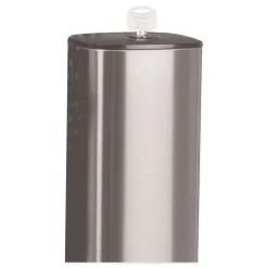 Tork 4.25 in. x 4.25 in. x 11.38 in. 1 Liter Bottle 33 oz. Bottle Foam Skincare Manual Dispenser - Stainless Steel