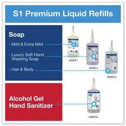 Tork 4.4 in. x 4.5 in. x 11.5 in. Elevation Liquid Skincare Dispenser - White