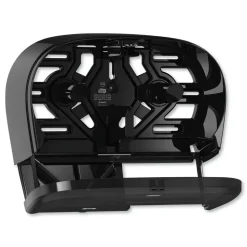 Tork 16.62 in. x 5.25 in. x 9.93 in. High Capacity Bath Tissue Roll Dispenser for OptiCore - Black (1/Carton)