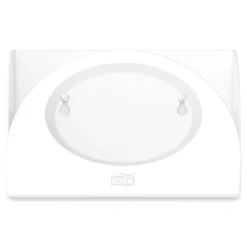 Tork 8.42 in. x 4.22 in. x 5.74 in. Small Bracket Wiper Dispenser - White