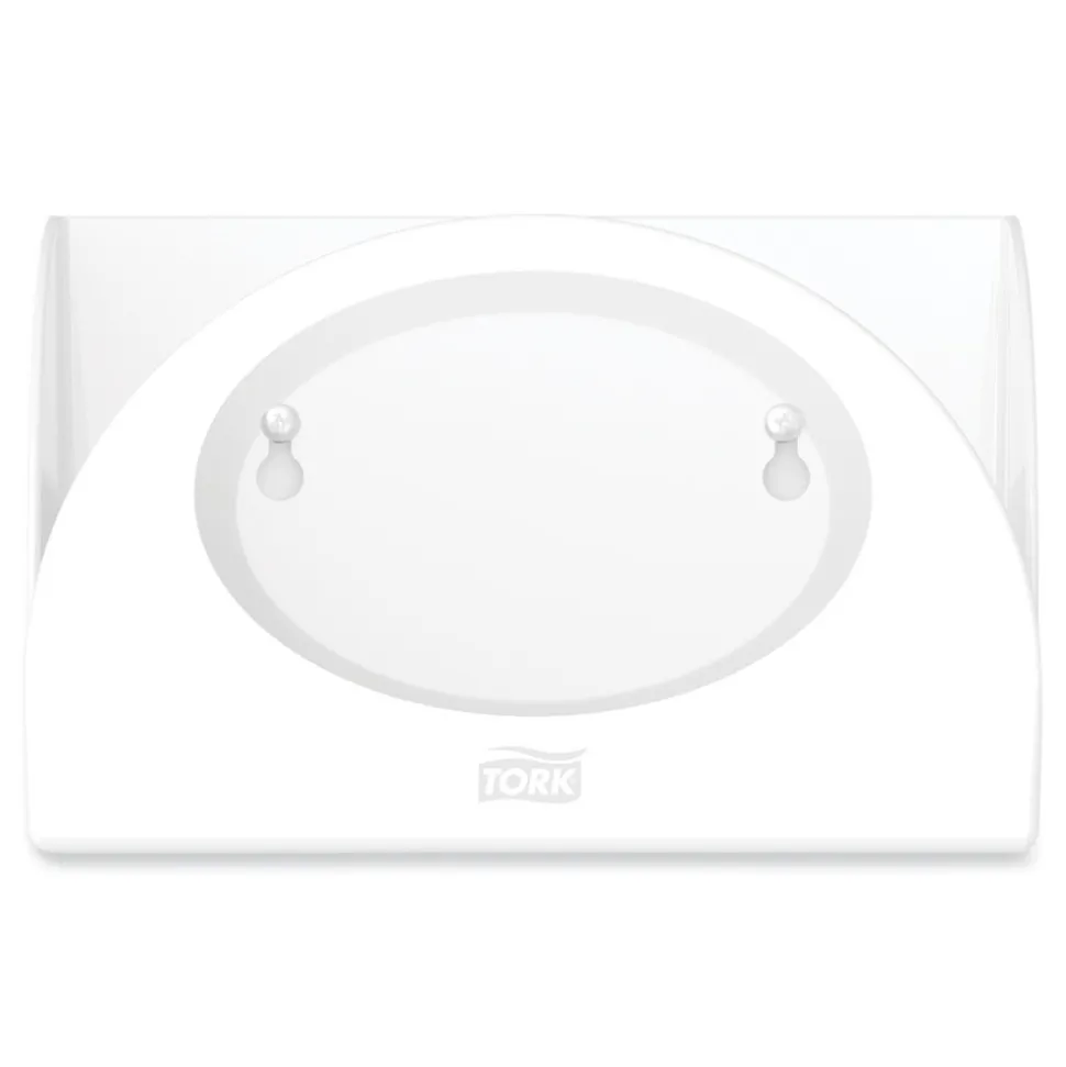 Tork 8.42 in. x 4.22 in. x 5.74 in. Small Bracket Wiper Dispenser - White