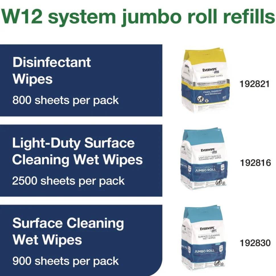 Tork 15 in. x 15 in. x 37.25 in. Stainless Steel Wet Wipe Stand